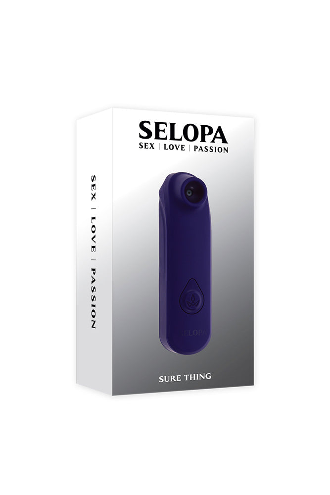 Selopa - Sure Thing Clitoral Vibrator With Suction - Stag Shop