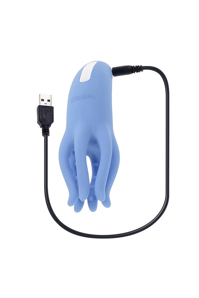 Selopa - Tentacle Tickler Vibrator - Aqua - Stag Shop