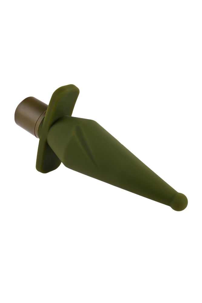 Selopa - The Private Vibrating Butt Plug - Green - Stag Shop