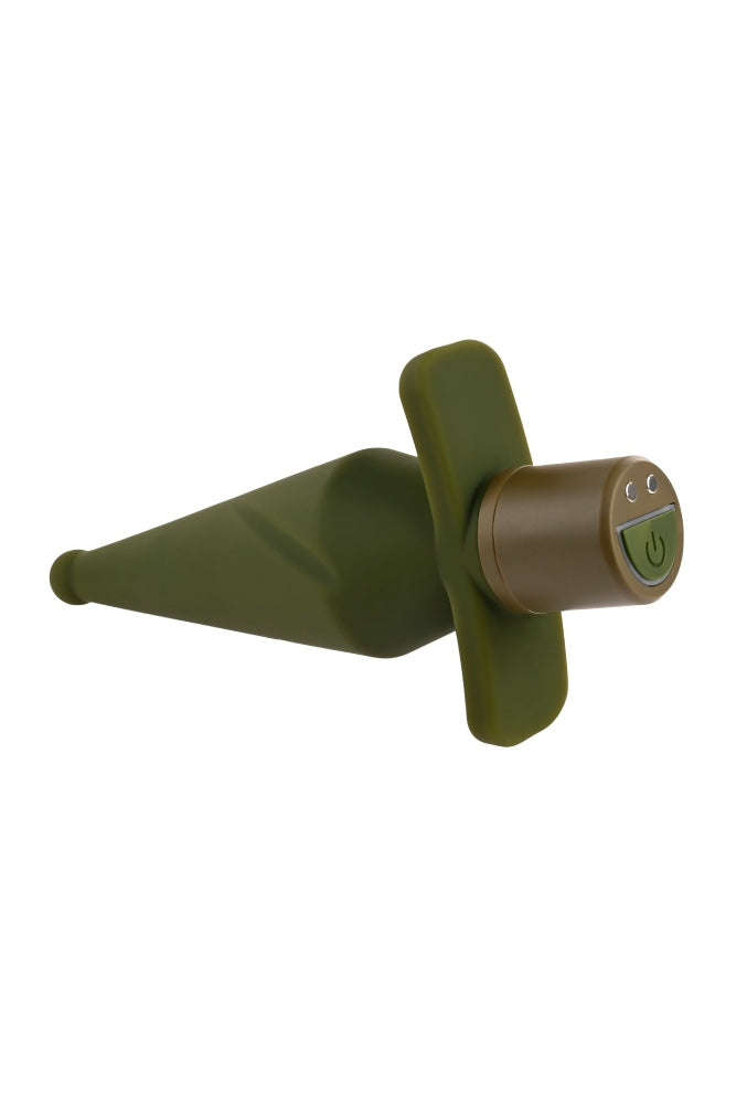 Selopa - The Private Vibrating Butt Plug - Green - Stag Shop