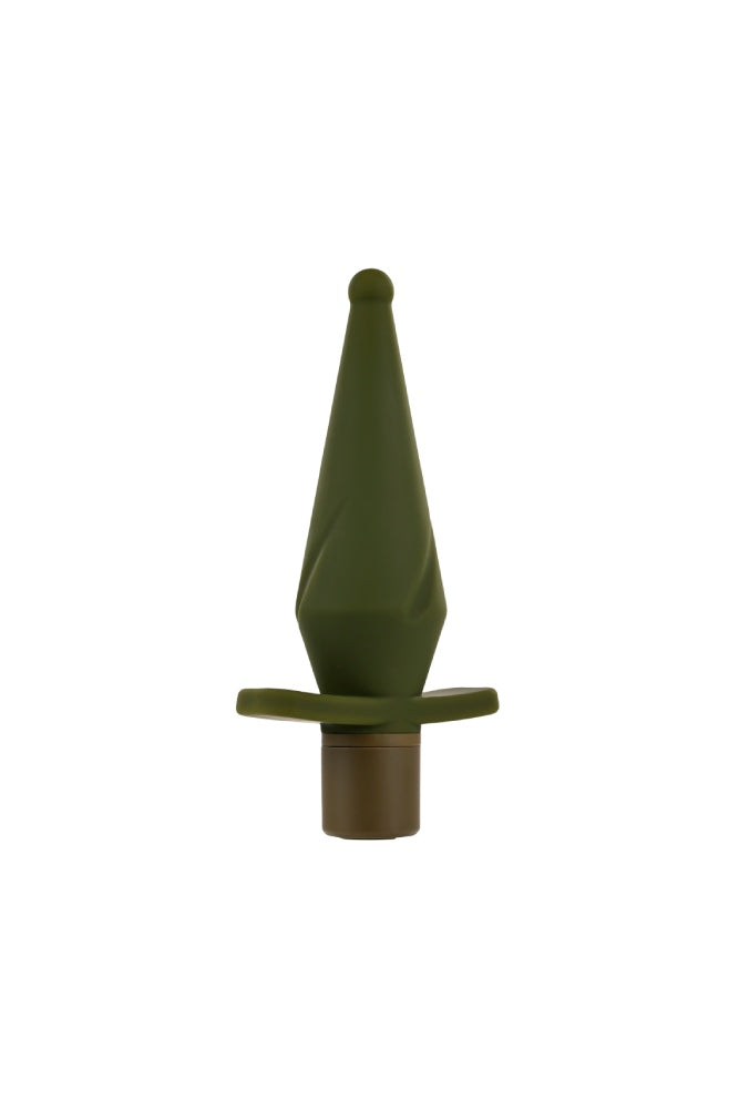 Selopa - The Private Vibrating Butt Plug - Green - Stag Shop