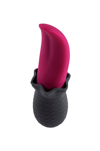 Selopa - Tongue Teaser Flickering Silicone Vibrator - Pink - Stag Shop
