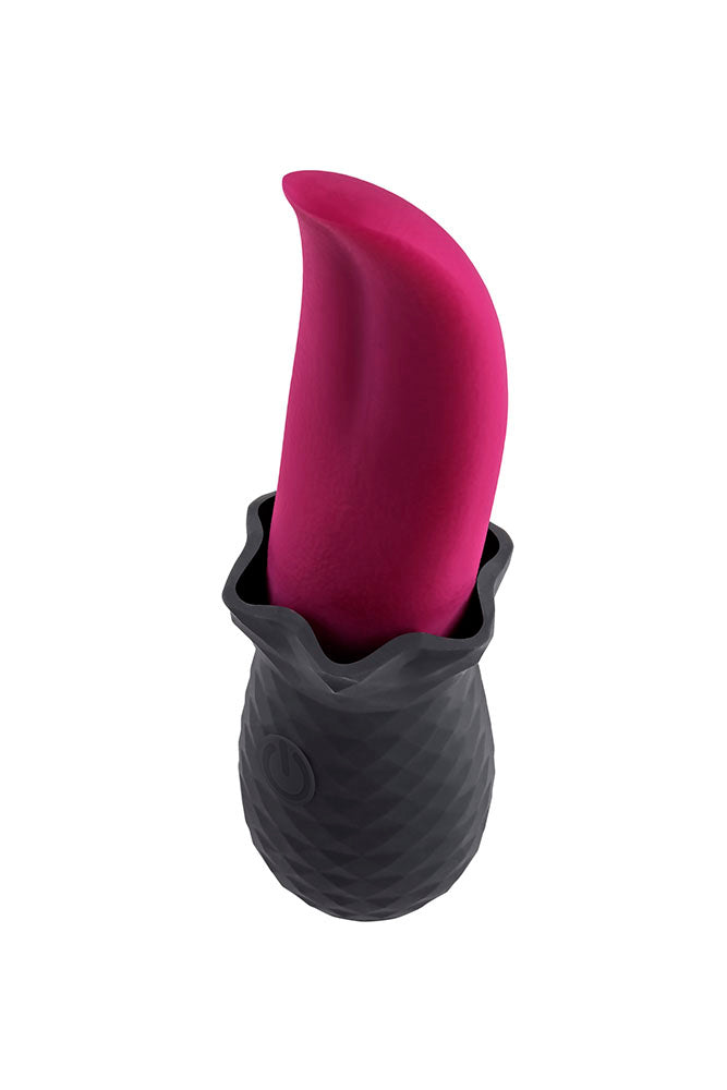 Selopa - Tongue Teaser Flickering Silicone Vibrator - Pink - Stag Shop