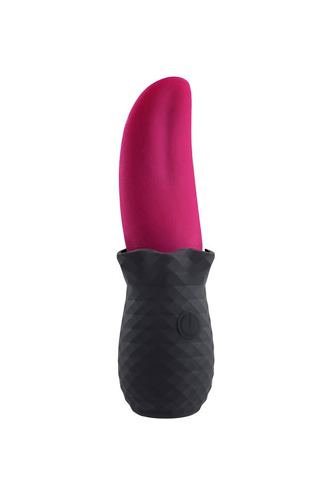 Selopa - Tongue Teaser Flickering Silicone Vibrator - Pink - Stag Shop