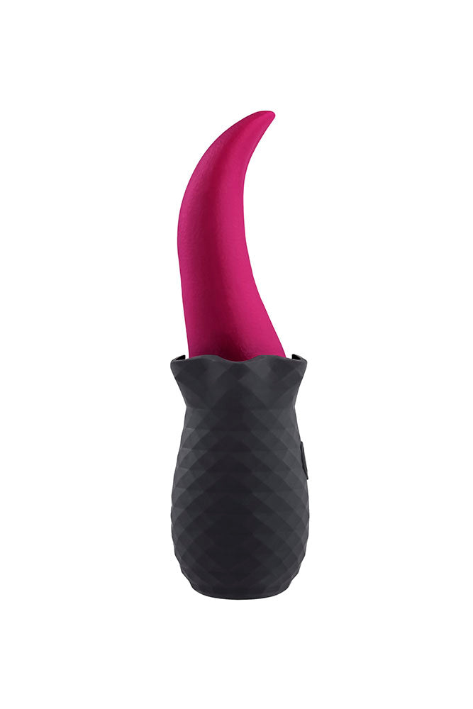 Selopa - Tongue Teaser Flickering Silicone Vibrator - Pink - Stag Shop