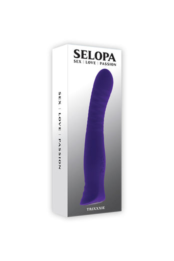 Selopa - Trixxxie Vibrator - Purple - Stag Shop