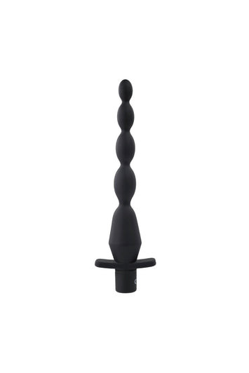 Selopa - Vibrating Butt Beads - Black - Stag Shop