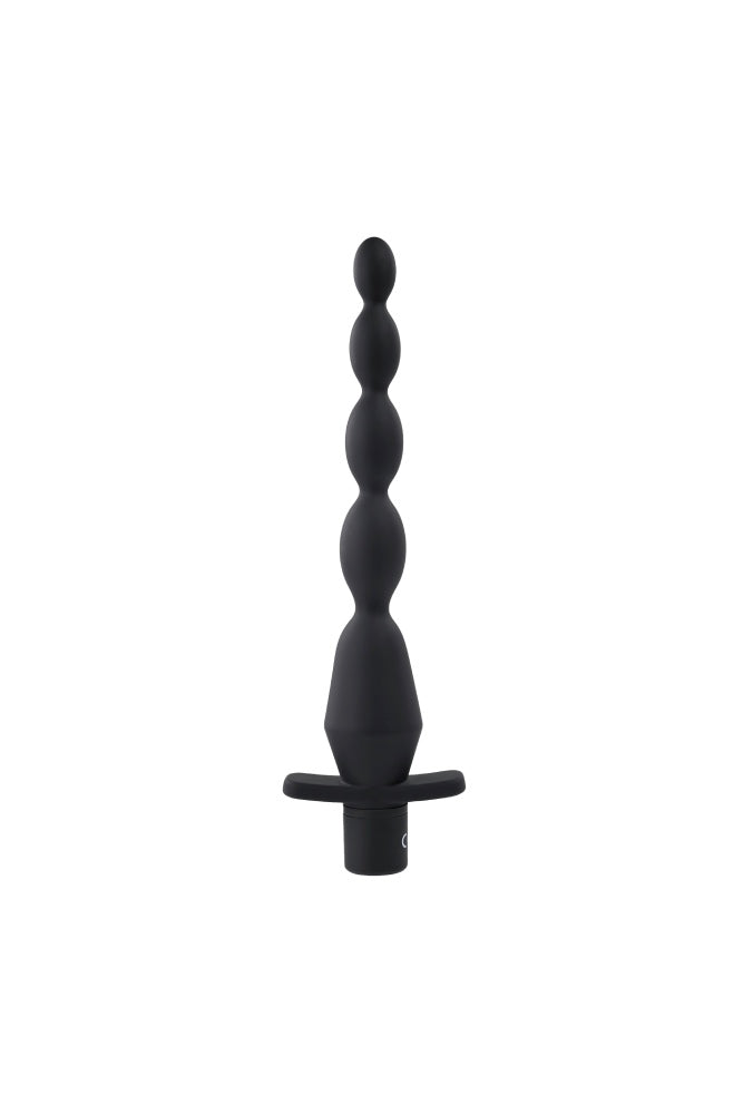 Selopa - Vibrating Butt Beads - Black - Stag Shop
