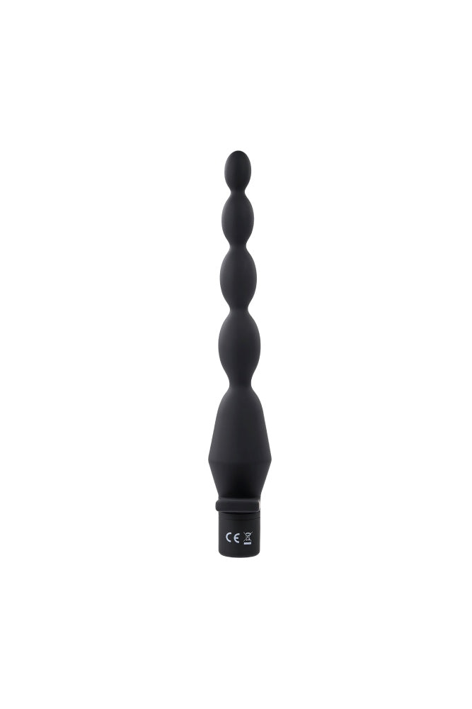 Selopa - Vibrating Butt Beads - Black - Stag Shop