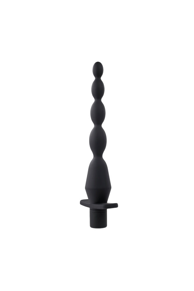 Selopa - Vibrating Butt Beads - Black - Stag Shop