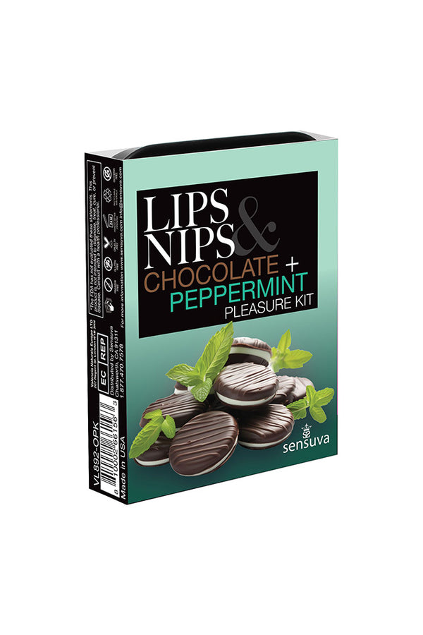Sensuva - Lips & Nips Pleasure Kit - Chocolate & Mint