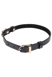 Sex & Mischief - Double Buckle Day Collar - Black - Stag Shop