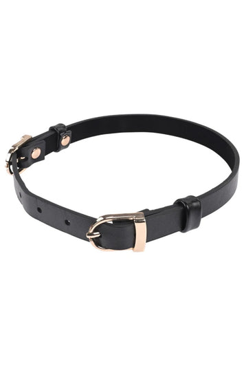 Sex & Mischief - Double Buckle Day Collar - Black - Stag Shop