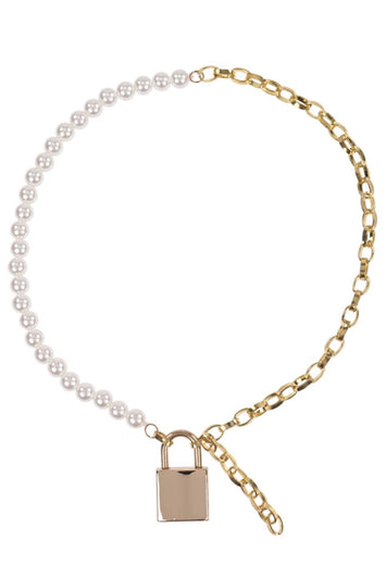 Sex & Mischief - Pearl Day Collar - White - Stag Shop