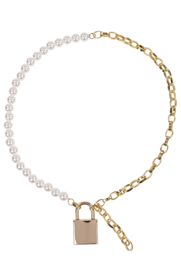 Sex & Mischief - Pearl Day Collar - White - Stag Shop