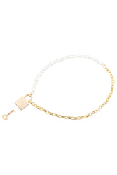 Sex & Mischief - Pearl Day Collar - White - Stag Shop