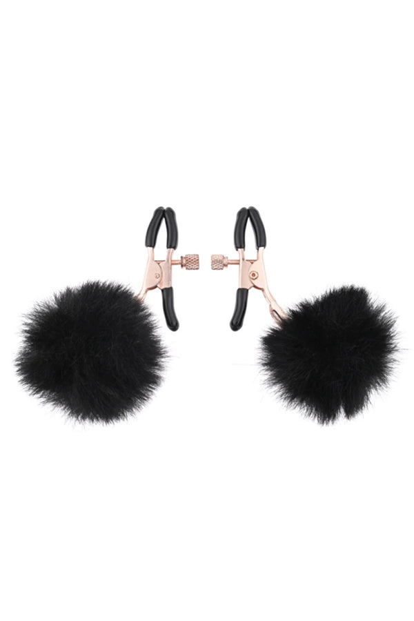 Sex & Mischief - Puff Nipple Clamps - Black - Stag Shop