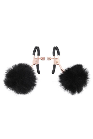 Sex & Mischief - Puff Nipple Clamps - Black - Stag Shop