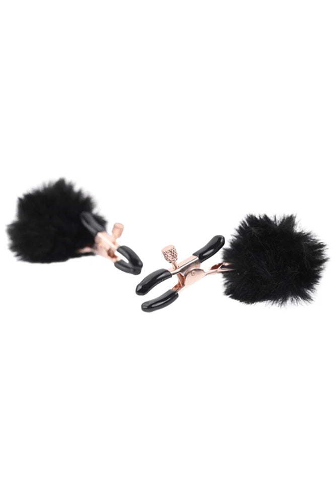 Sex & Mischief - Puff Nipple Clamps - Black - Stag Shop