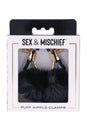 Sex & Mischief - Puff Nipple Clamps - Black - Stag Shop
