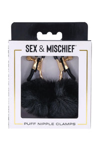 Thumbnail for Sex & Mischief - Puff Nipple Clamps - Black - Stag Shop