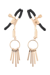 Sex & Mischief - Verge Nipple Clamps - Gold - Stag Shop