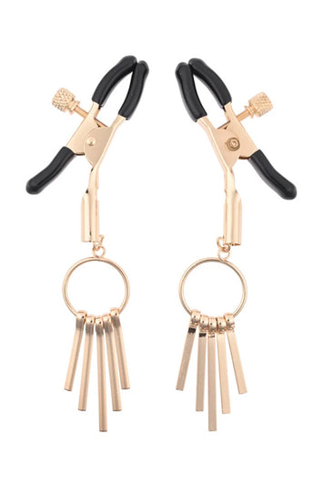 Sex & Mischief - Verge Nipple Clamps - Gold - Stag Shop