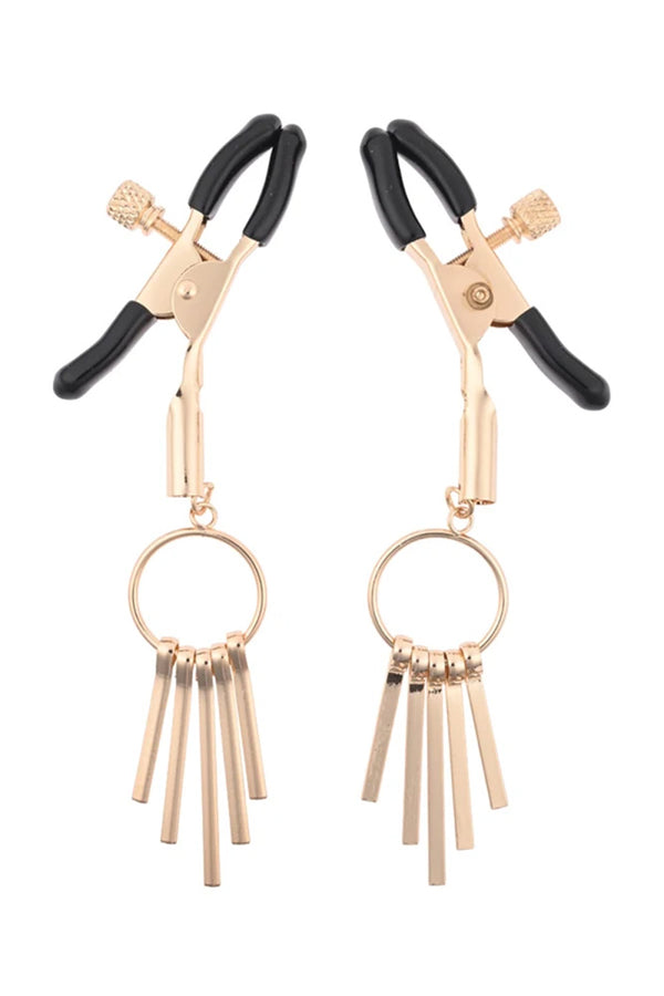 Sex & Mischief - Verge Nipple Clamps - Gold - Stag Shop