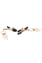 Sex & Mischief - Verge Nipple Clamps - Gold - Stag Shop