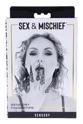 Sex & Mischief - Black Sensory Fingertips - Black - Stag Shop