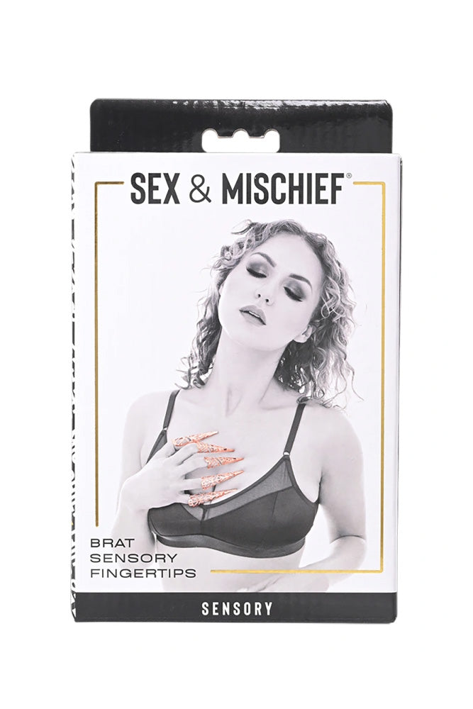 Sex & Mischief - Brat - Sensory Fingertips - Set Of 5 - Gold - Stag Shop