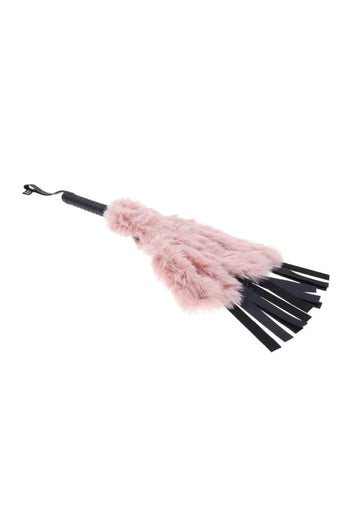 Sex & Mischief - Brat - Faux Fur Flogger - Black/Pink - Stag Shop