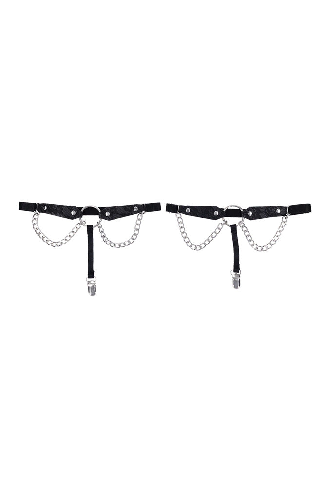 Sex & Mischief - Chain Lace Garters - Stag Shop