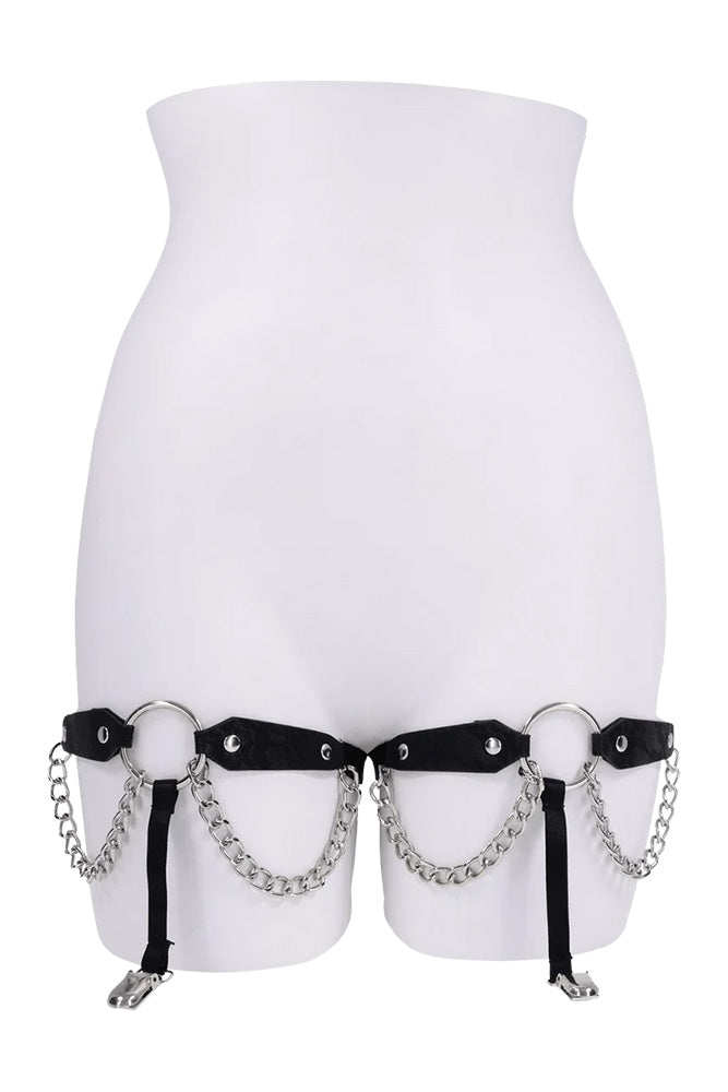 Sex & Mischief - Chain Lace Garters - Stag Shop
