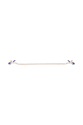 Sex & Mischief - Cougar - Chained Nipple Clamps - Blue/Gold - Stag Shop