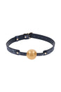 Sex & Mischief - Cougar - Ball Gag - Blue/Gold - Stag Shop