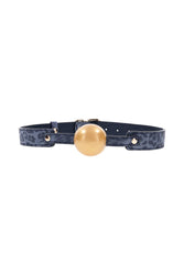 Sex & Mischief - Cougar - Ball Gag - Blue/Gold - Stag Shop
