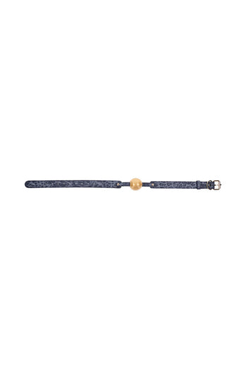 Sex & Mischief - Cougar - Ball Gag - Blue/Gold - Stag Shop