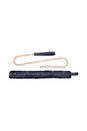 Sex & Mischief - Cougar - Collar & Leash - Blue/Gold - Stag Shop