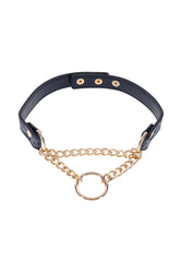Sex & Mischief - Cougar - Day Collar - Blue/Gold - Stag Shop