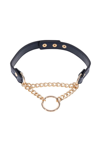 Sex & Mischief - Cougar - Day Collar - Blue/Gold - Stag Shop