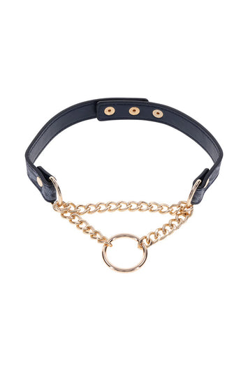 Sex & Mischief - Cougar - Day Collar - Blue/Gold - Stag Shop