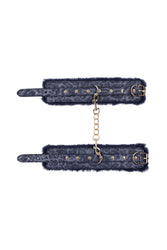Sex & Mischief - Cougar - Handcuffs - Blue/Gold - Stag Shop