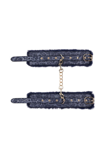 Sex & Mischief - Cougar - Handcuffs - Blue/Gold - Stag Shop