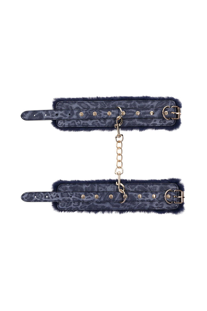 Sex & Mischief - Cougar - Handcuffs - Blue/Gold - Stag Shop