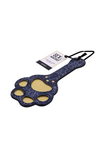 Sex & Mischief - Cougar - Paw Paddle - Blue - Stag Shop
