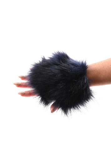 Sex & Mischief - Cougar - Spiked Sensory Glove - Blue - Stag Shop