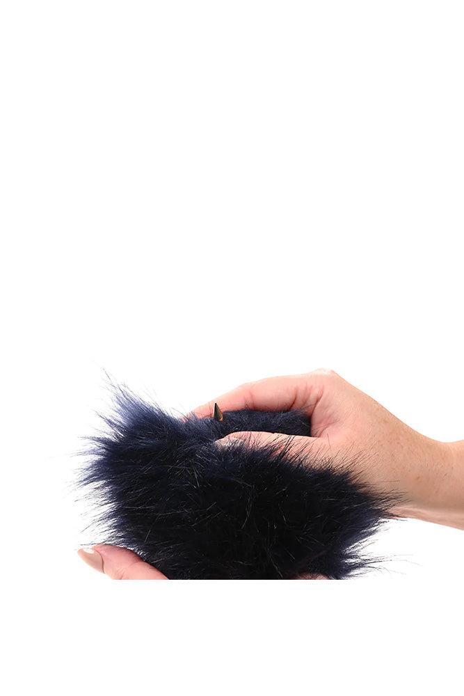 Sex & Mischief - Cougar - Spiked Sensory Glove - Blue - Stag Shop
