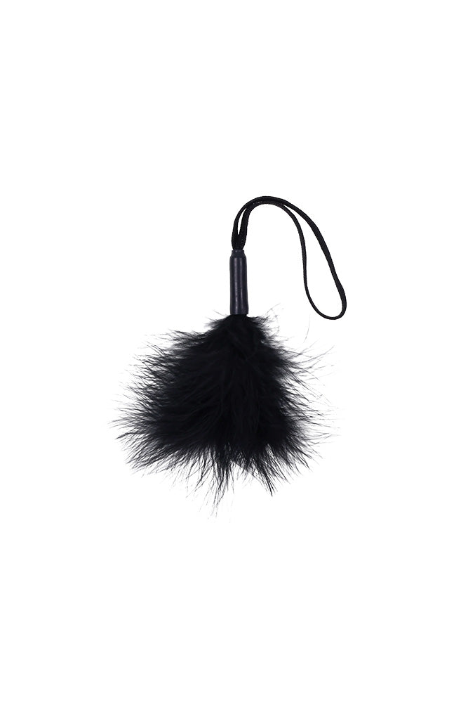 Sex & Mischief - Black Wrist Feather Tickler - Stag Shop