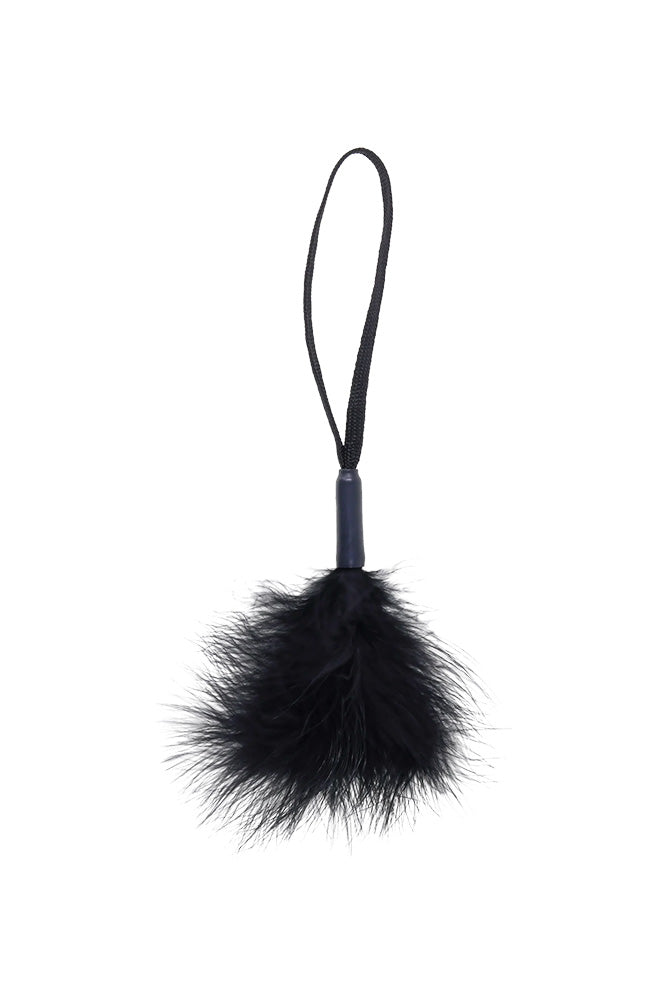 Sex & Mischief - Black Wrist Feather Tickler - Stag Shop